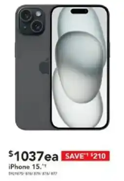 Harvey Norman iPhone 15 offer