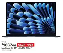 Harvey Norman MacBook Air 15 with M4 Chip offer