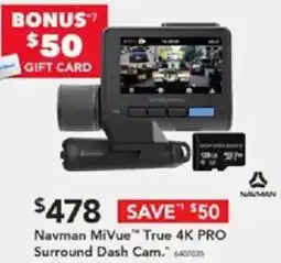 Harvey Norman Navman MiVue True 4K PRO Surround Dash Cam offer