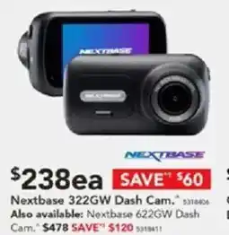 Harvey Norman Nextbase 322GW Dash Cam offer