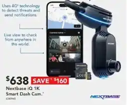 Harvey Norman Nextbase iQ 1K Smart Dash Cam offer