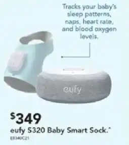 Harvey Norman eufy S320 Baby Smart Sock offer