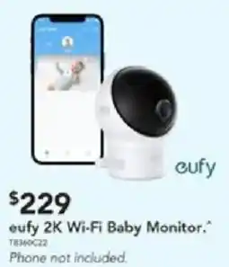 Harvey Norman eufy 2K Wi-Fi Baby Monitor offer