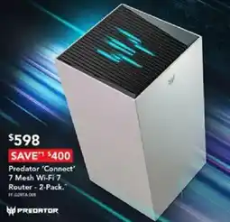 Harvey Norman Predator Connect 7 Mesh Wi-Fi 7 Router offer