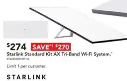 Harvey Norman Starlink Standard Kit AX Tri-Band Wi-Fi System offer