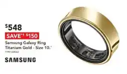 Harvey Norman Samsung Galaxy Ring Titanium Gold offer