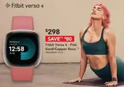 Harvey Norman Fitbit Versa 4 - Pink offer