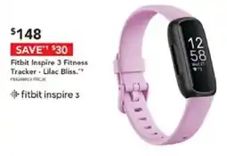 Harvey Norman Fitbit Inspire 3 Fitness Tracker - Lilac Bliss offer