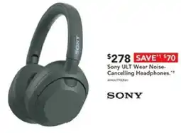 Harvey Norman Sony ULT Wear Noise- Cancelling Headphones offer