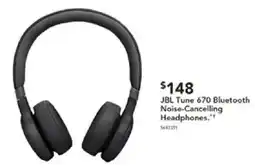 Harvey Norman JBL Tune 670 Bluetooth Noise-Cancelling Headphones offer