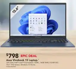 Harvey Norman Asus Vivobook 15 Laptop offer