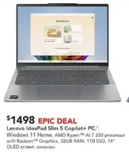 Harvey Norman Lenovo IdeaPad Slim 5 Copilot+ PC offer