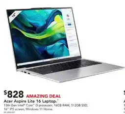 Harvey Norman Acer Aspire Lite 16 Laptop offer