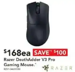 Harvey Norman Razer DeathAdder V3 Pro Gaming Mouse offer