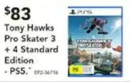 Harvey Norman Tony Hawks Pro Skater 3 + 4 Standard Edition PS5 offer