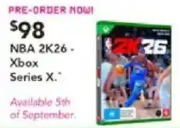 Harvey Norman NBA 2K26 - Xbox Series X offer