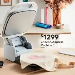 Harvey Norman Cricut Autopress Machine offer
