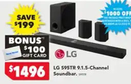 Harvey Norman LG S95TR 9.1.5-Channel Soundbar offer