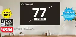 Harvey Norman LG 77"C5 4K OLED evo Smart TV offer