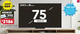 Harvey Norman LG 75″ QNED86A evo AI 4K*Mini LED Smart TV offer