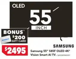 Harvey Norman Samsung 55 S85F OLED 4K Vision Smart AI TV offer
