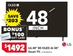 Harvey Norman LG 48 B5 OLED AI 4K Smart TV offer