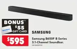 Harvey Norman Samsung B650F B Series 3.1-Channel Soundbar offer
