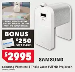 Harvey Norman Samsung Premiere 5 Triple Laser Full HD Projector offer