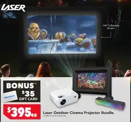 Harvey Norman Laser Outdoor Cinema Projector Bundle offer