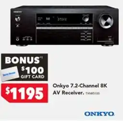 Harvey Norman Onkyo 7.2-Channel 8K AV Receiver offer