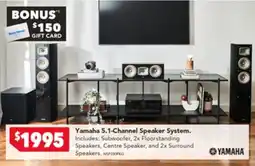 Harvey Norman Yamaha 5.1-Channel Speaker System offer