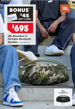 Harvey Norman JBL Boombox 3 Portable Bluetooth Speaker offer