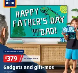 ALDI 50 Ultra HD Tizen TV offer