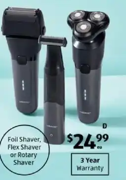 ALDI Electric Shaver Assortment offer