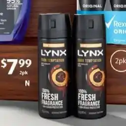 ALDI Lynx Body Spray offer