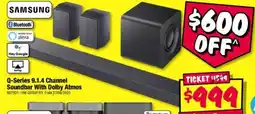 JB Hi-Fi Q-series 9.1.4 channel soundbar with dolby atmos offer