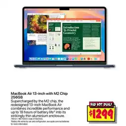 JB Hi-Fi Macbook air 13-inch with m2 chip 256gb offer