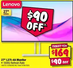 JB Hi-Fi 27" L271-4A Monitor offer