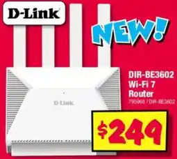 JB Hi-Fi Dir-be3602 wi-fi 7 router offer