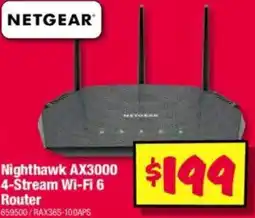 JB Hi-Fi Nighthawk ax3000 4-stream wi-fi 6 router offer