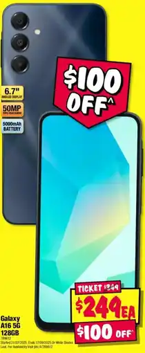 JB Hi-Fi Galaxy a16 5g 128gb offer