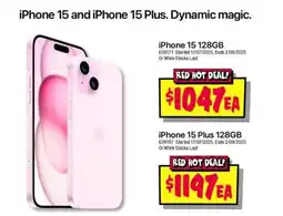 JB Hi-Fi Iphone 15 plus 128gb offer