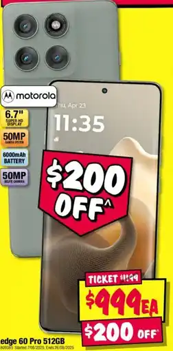 JB Hi-Fi Edge 60 pro 512gb offer