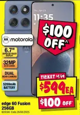 JB Hi-Fi edge 60 Fusion 256gb offer