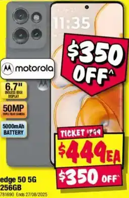 JB Hi-Fi Edge 50 5g 256gb offer