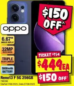 JB Hi-Fi Reno13 f 5g 256gb offer