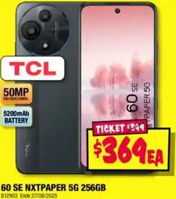 JB Hi-Fi 60 se nxtpaper 5g 256gb offer