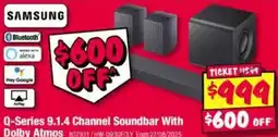 JB Hi-Fi Q-Series 9.1.4 Channel Soundbar With dolby atmos offer