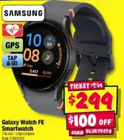 JB Hi-Fi Galaxy Watch FE Smartwatch offer