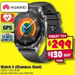 JB Hi-Fi Watch 5 offer